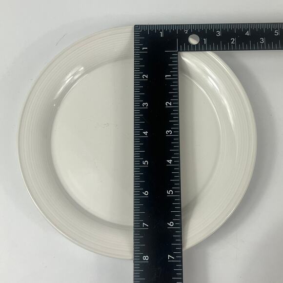 Nancy Calhoun Plate White Japan Stoneware Dessert Salad Replacement Vintage - Picture 7 of 7